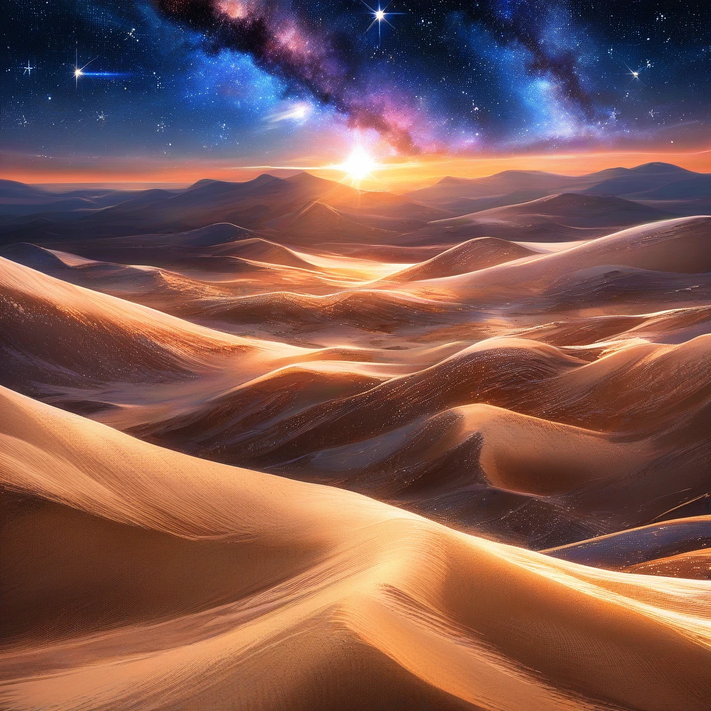 Colorado Dunes and Sangre de Cristo Mountains Beneath the Milky Way