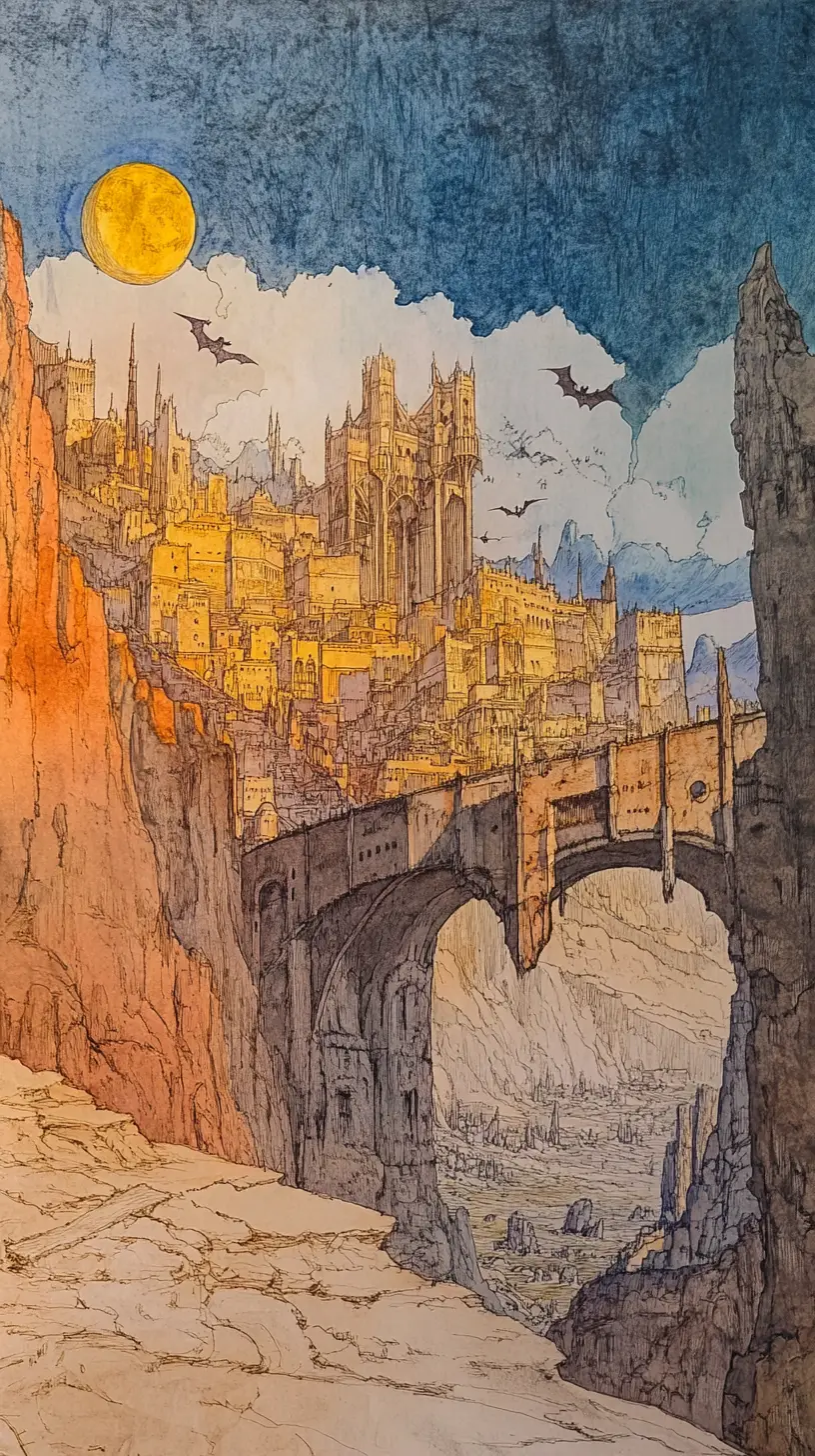 Une ville d'horreur d'Halloween au cœur d'un paysage montagneux rocailleux