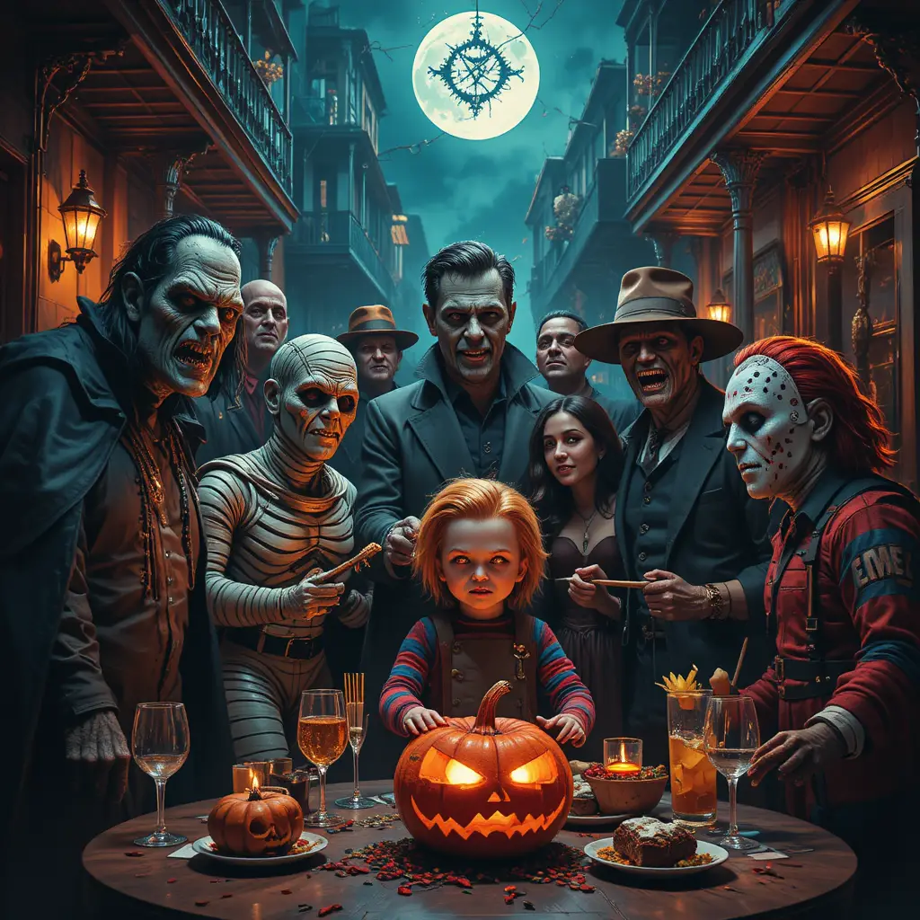 Les méchants de l’horreur se réunissent pour une fête d’Halloween à La Nouvelle-Orléans