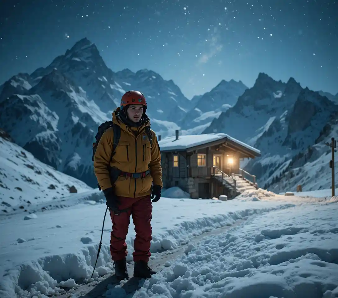 Bergretter erreichen zwei Brüder, die vor einer geschlossenen Alpenhütte gestrandet sind