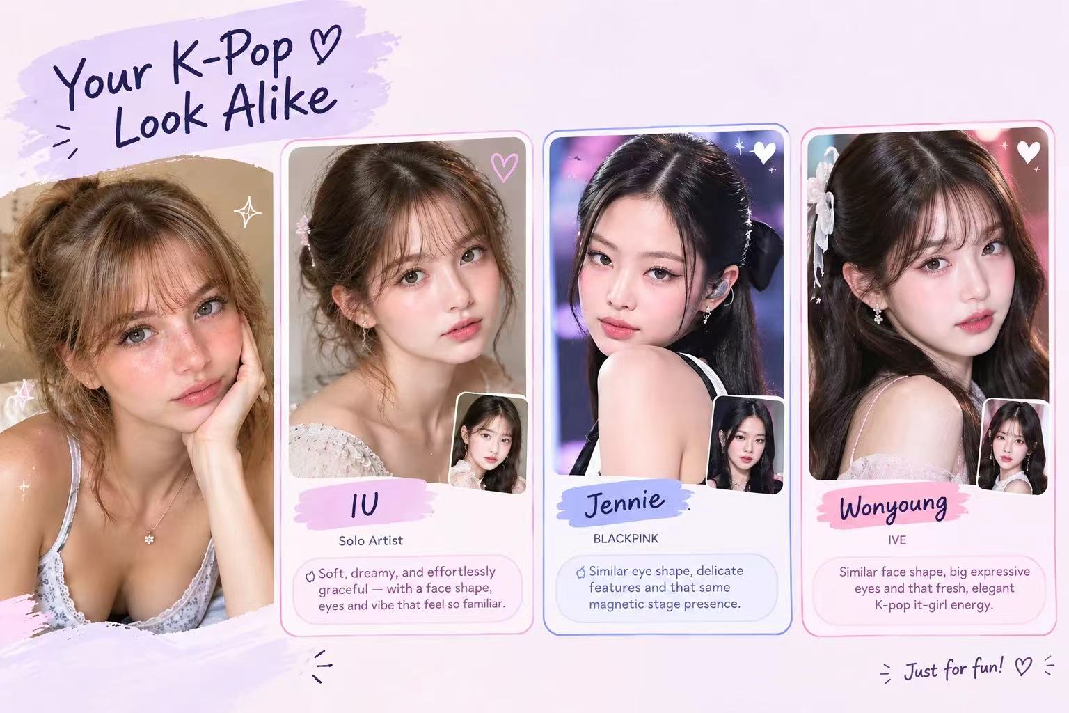AI KPOP Celebrity Look Alike Finder
