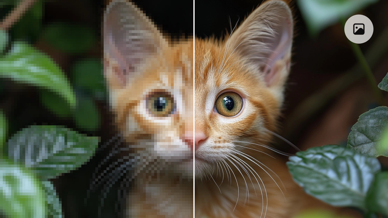 Enhance image resolution and clarity effortlessly.