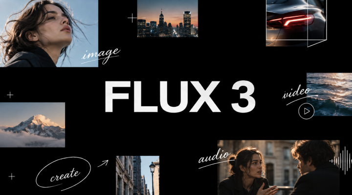 Flux 3 : génération vidéo multimodale à la vitesse de l’éclair, ancrée dans le monde réel.